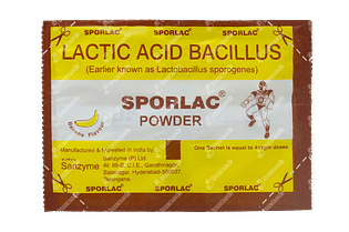 Sporlac Banana Flavour 1gm Pack Of 4 Powder