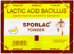 Sporlac Banana Flavour 1gm Pack Of 4 Powder