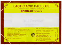 Sporlac Banana Flavour 1gm Pack Of 4 Powder