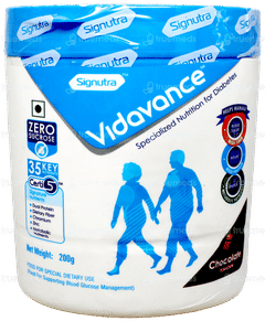Vidavance Chocolate Flavour Sucrose Free Powder Jar 200gm