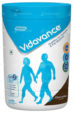 Vidavance Chocolate Flavour Powder 400Gm Vidavance Chocolate Flavour Powder 400Gm