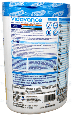 Vidavance Vanilla Flavour Sucrose Free Powder Jar 400Gm Vidavance Vanilla Flavour Sucrose Free Powder Jar 400Gm
