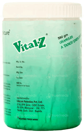 Vital Z Orange Flavoured 560Gm