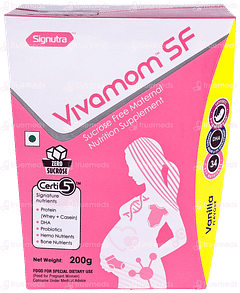 Vivamom Sf Vanilla Flavour Powder 200gm