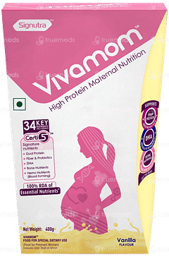 VIVAMOM VANILLA FLAVOUR POWDER 400GM