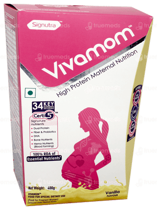 Vivamom Vanilla Flavour Refill Powder 400Gm