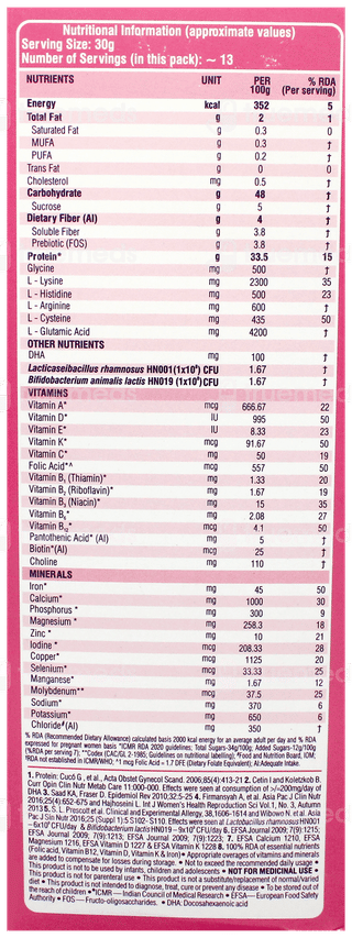 Vivamom Vanilla Flavour Refill Powder 400Gm