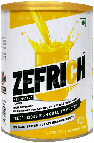 Zefrich Milk Masala Flavour Powder Tin 200Gm