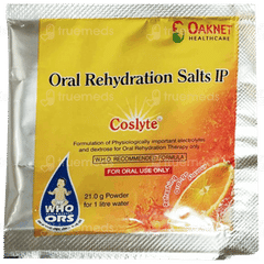 Coslyte Orange Flavour Powder 21Gm Coslyte Orange Flavour Powder 21Gm