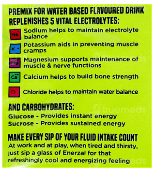Enerzal Lime Flavour Powder 100Gm