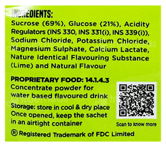Enerzal Lime Flavour Powder 100Gm