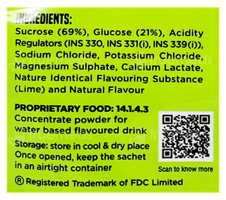 Enerzal Lime Flavour Powder 100Gm