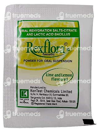 Rexflora Lime And Lemon Flavoured Powder 4.6gm