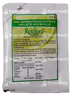 Rexflora Lime And Lemon Flavoured Powder 4.6gm