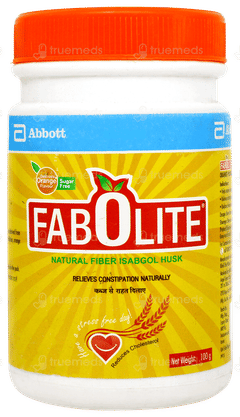 Fabolite Orange Flavour Sugar Free Powder 100gm