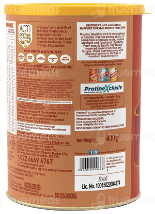 Protinex Tasty Chocolate Flavour Zero Added Sugar Powder 400Gm
