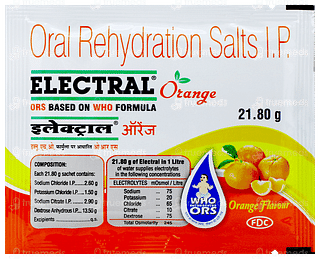 Electral Orange Flavour Powder 21.80gm