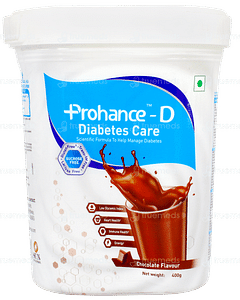 Prohance D Diabetes Care Chocolate Flavour Powder 400gm Prohance D Diabetes Care Chocolate Flavour Powder 400gm
