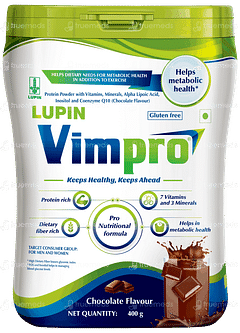 Vimpro Chocolate Flavour Powder 400gm Vimpro Chocolate Flavour Powder 400gm