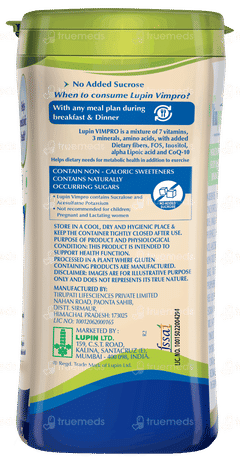 Lupin Vimpro Chocolate Flavour Powder Jar 400gm