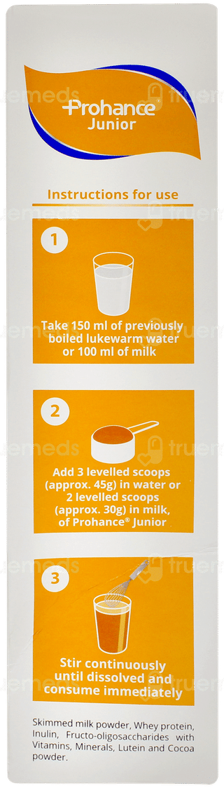 Prohance Junior Chocolate Flavour Powder Jar 400gm