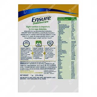 Ensure Diabetes Care Powder Vanilla Flavour 1 Kg