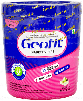 Geofit Diabetes Care Vanilla Flavour 250gm