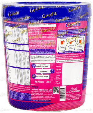 Geofit Diabetes Care Vanilla Flavour 250gm