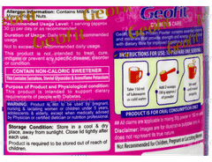 Geofit Diabetes Care Vanilla Flavour 250Gm