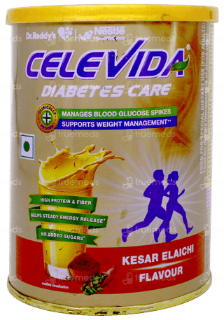 Celevida Diabetes Care Kesar Elaichi Flavour Tin 200Gm