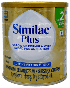 Similac Plus 2 From 6 To 12 Months Follow Up Formula Powder Jar 400gm