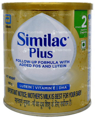 Similac Plus 2 From 6 To 12 Months Follow Up Formula Powder Jar 400gm