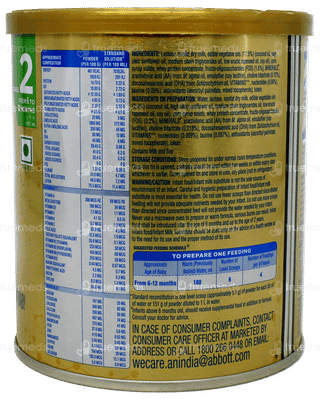 Similac Plus 2 From 6 To 12 Months Follow Up Formula Powder Jar 400gm