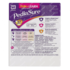 Pediasure 2+ Kids Chocolate Flavour Refill Powder 200gm Pediasure 2+ Kids Chocolate Flavour Refill Powder 200gm