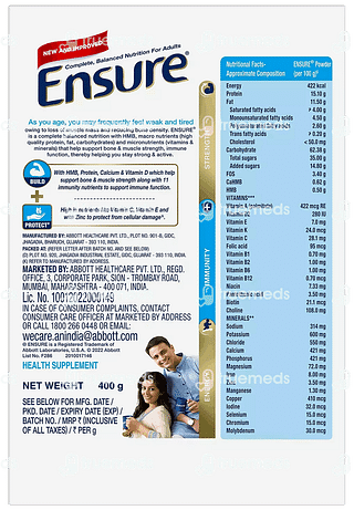 Ensure Chocolate Refill Powder 400 GM