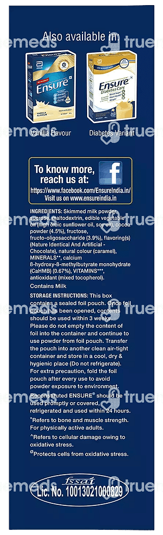 Ensure Chocolate Refill Powder 400 GM