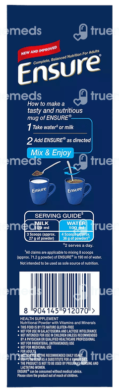 Ensure New And Improved Chocolate Flavour Refill Powder 400gm