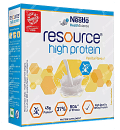 NESTLE RESOURCE HIGH PROTEIN VANILLA FLAVOUR 200GM