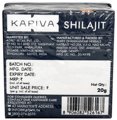 Kapiva Himalayan Origin Shilajit Resin 20gm