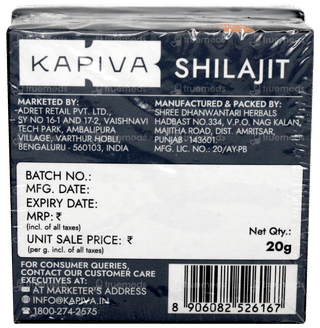 Kapiva Himalayan Origin Shilajit Resin 20gm