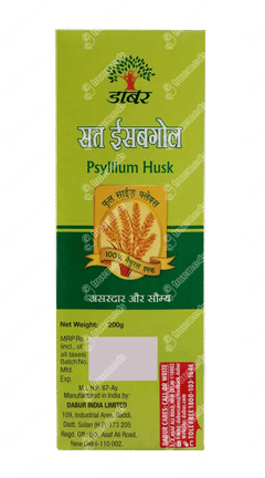 Dabur Sat Isabgol Psyllium Husk 200gm