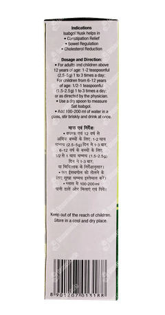 Dabur Sat Isabgol Psyllium Husk 200gm