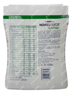 Nestle Novasource Nutrihep Vanilla Flavour Powder 400gm Nestle Novasource Nutrihep Vanilla Flavour Powder 400gm
