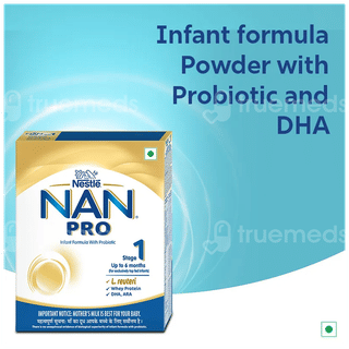Nestle Nan Pro Stage 1 Up To 6 Months Infant Formula With Probiotic Refill Powder 400Gm
