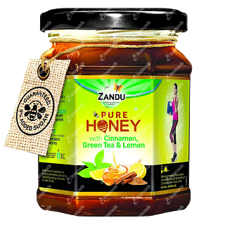 Zandu Pure Honey Cinnamon Green Tea & Lemon Health Food 250 GM