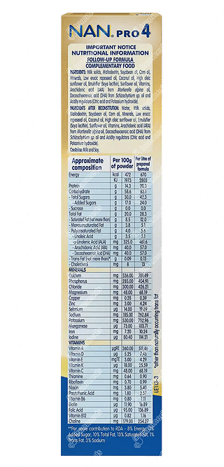 Nestle Nan Pro 4 Follow Up Powder Refill 400 GM