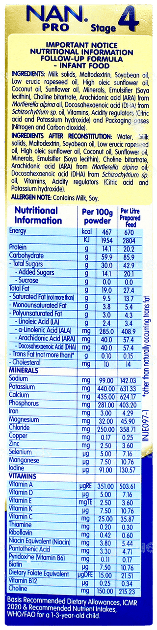 Nestle Nan Pro 4 Powder 400gm