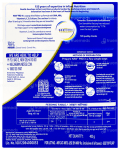 Nestle Nan Pro 4 Powder 400gm Nestle Nan Pro 4 Powder 400gm