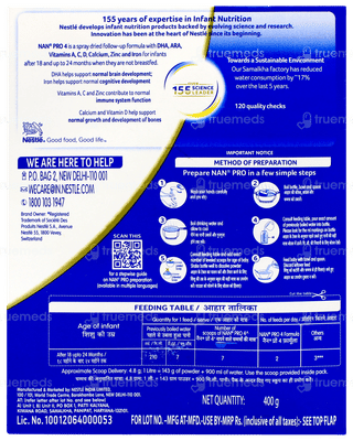 Nestle Nan Pro 4 Powder 400gm