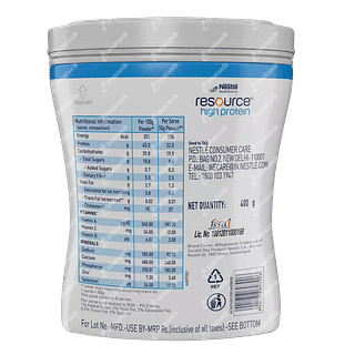 Nestle Resource High Protein Powder Vanilla 400 GM